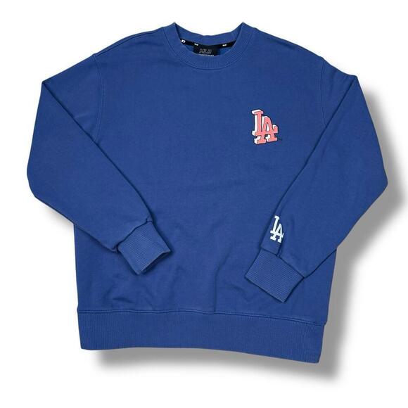 MLB LA Dodgers “MLB Like” Graphic Sweatshirt Wmns Size XS Korean Baseball Fan - Picture 2 of 10